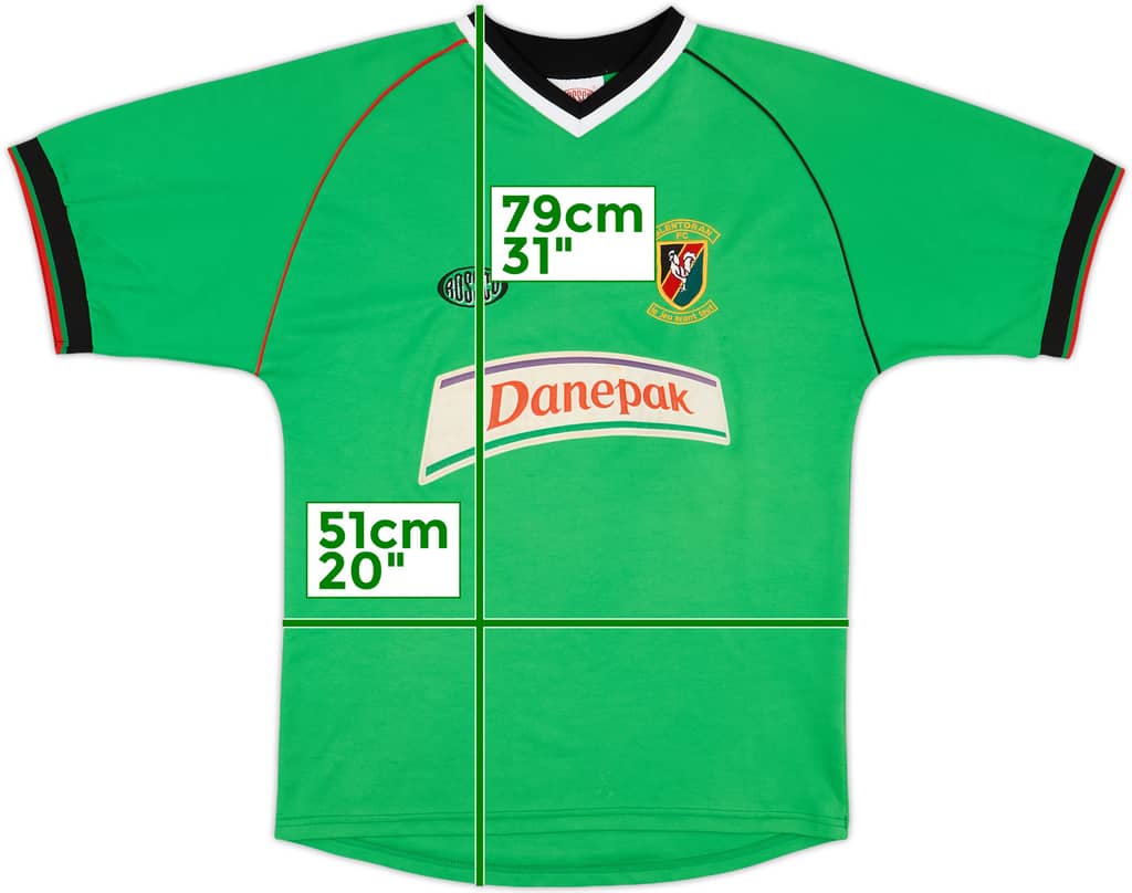 2002-03 Glentoran Home Shirt - 8/10 - (M)