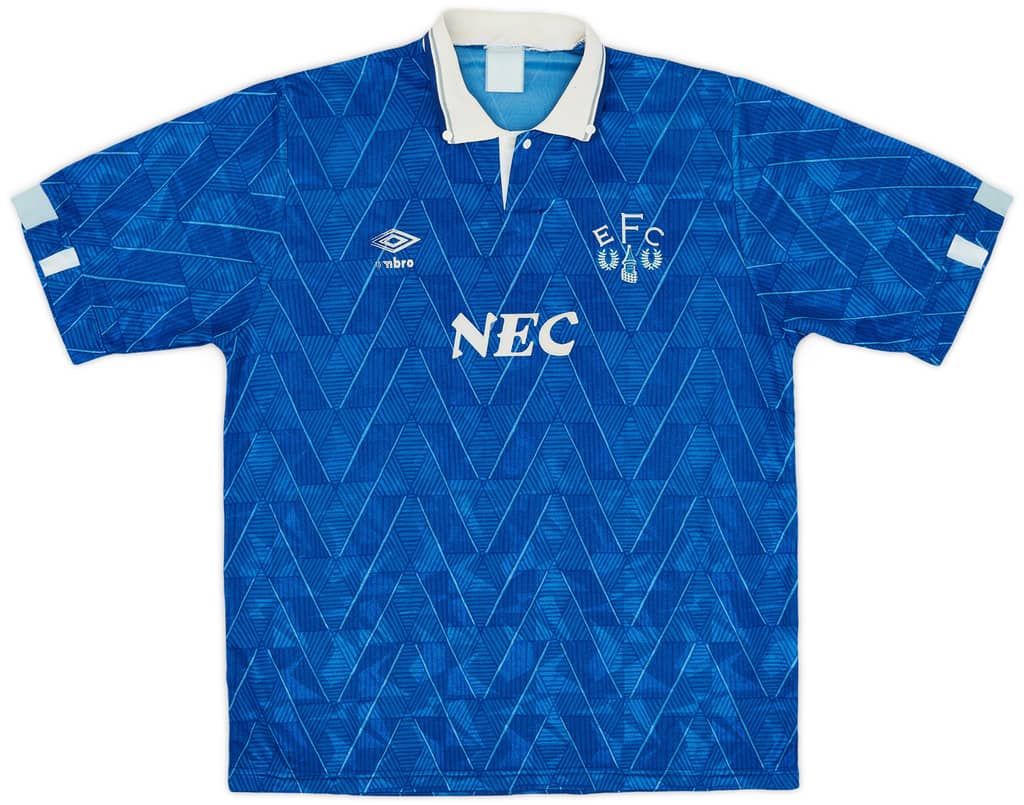 1988-91 Everton Home Shirt - 6/10 - (L)
