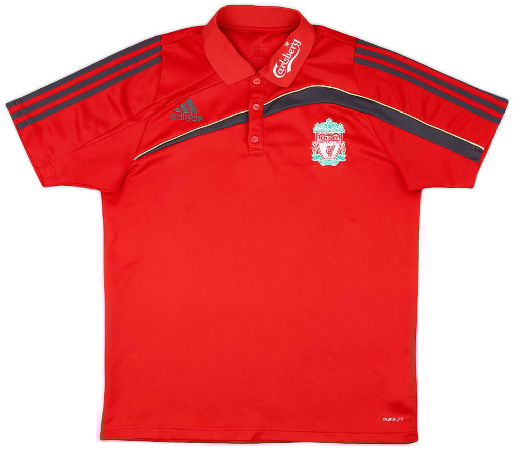 2009-10 Liverpool adidas Polo Shirt - 9/10 - (XL)