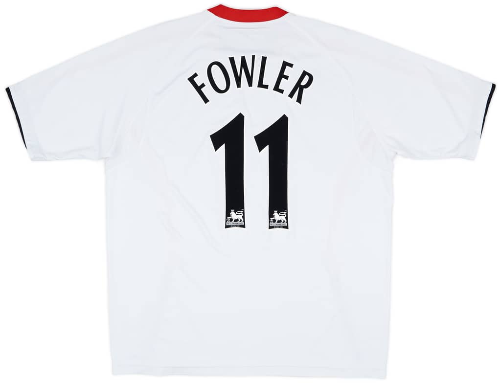2005-06 Liverpool Away Shirt Fowler #11 - 6/10 - (XL)