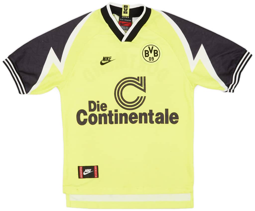 1995-96 Borussia Dortmund Home Shirt - 7/10 - (XS)