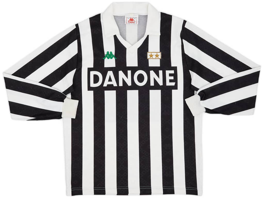 1992-94 Juventus Home L/S Shirt - 8/10 - (M)