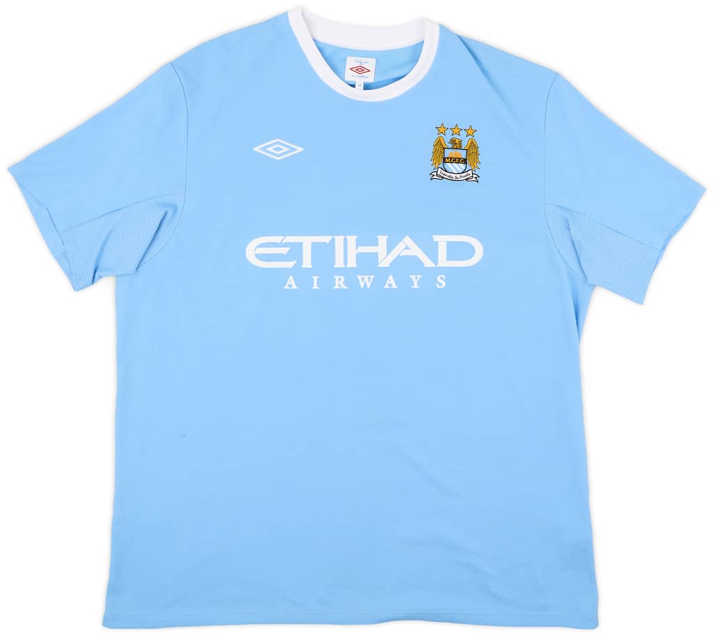 2009-10 Manchester City Home Shirt Richards #2 - 8/10 - (XXL)
