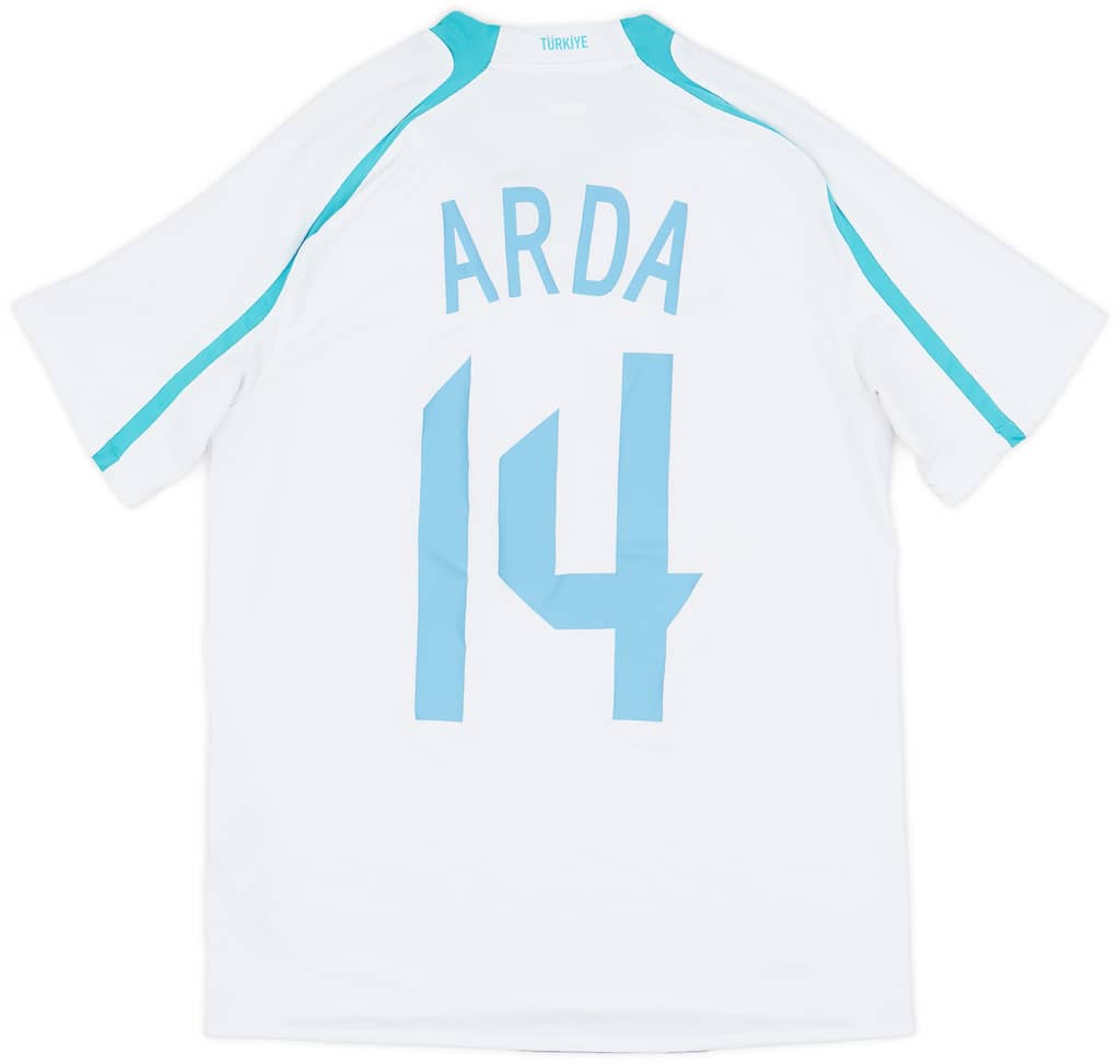 2008-09 Turkey Away Shirt Arda #14 - 8/10 - (S)