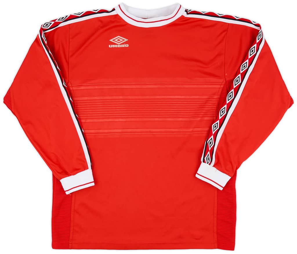 1990s Umbro Template L/S Shirt (Osnabrucker SC) #13 - 7/10 - (S)