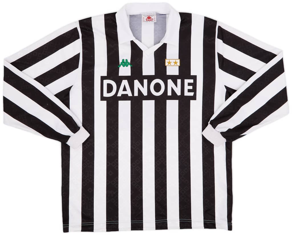 1992-94 Juventus Home L/S Shirt - 8/10 - (XL)