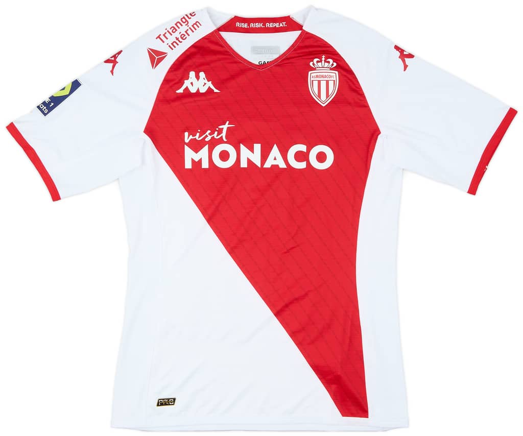2022-23 Monaco Player Issue Home Shirt Ben Yedder #10