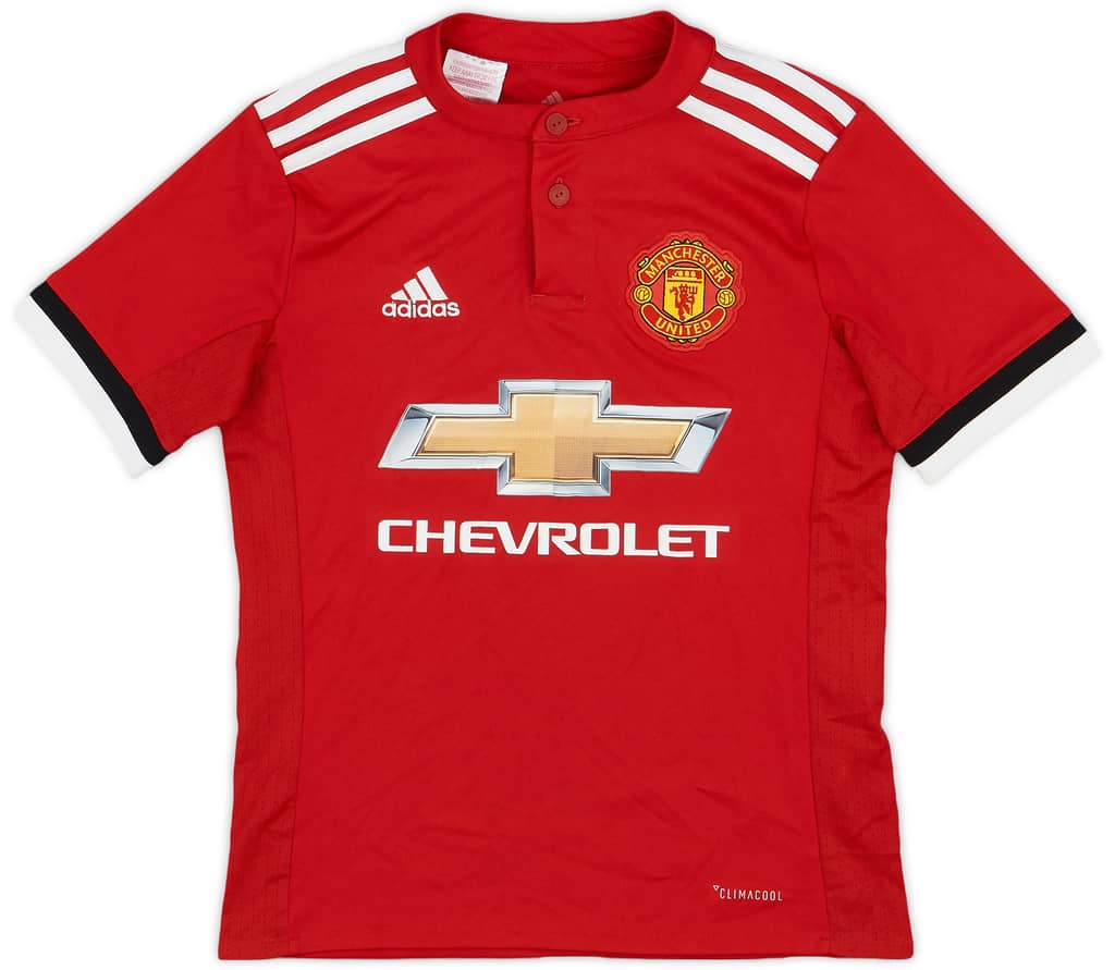 2017-18 Manchester United Home Shirt - 8/10 - (S.Boys)