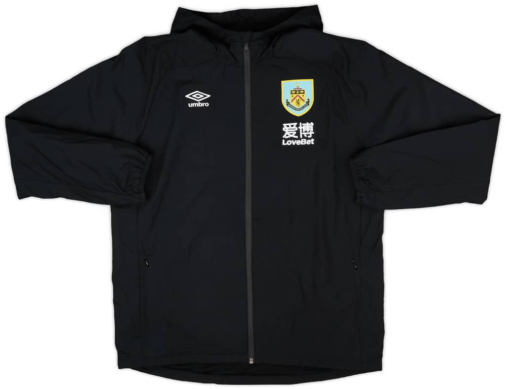 2019-20 Burnley Umbro Hooded Rain Jacket - 9/10 - (L)