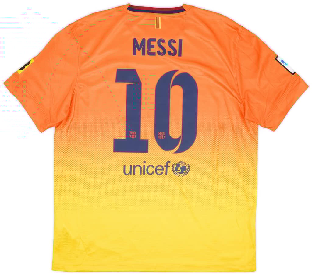 2012-13 Barcelona Away Shirt Messi #10 (XL)