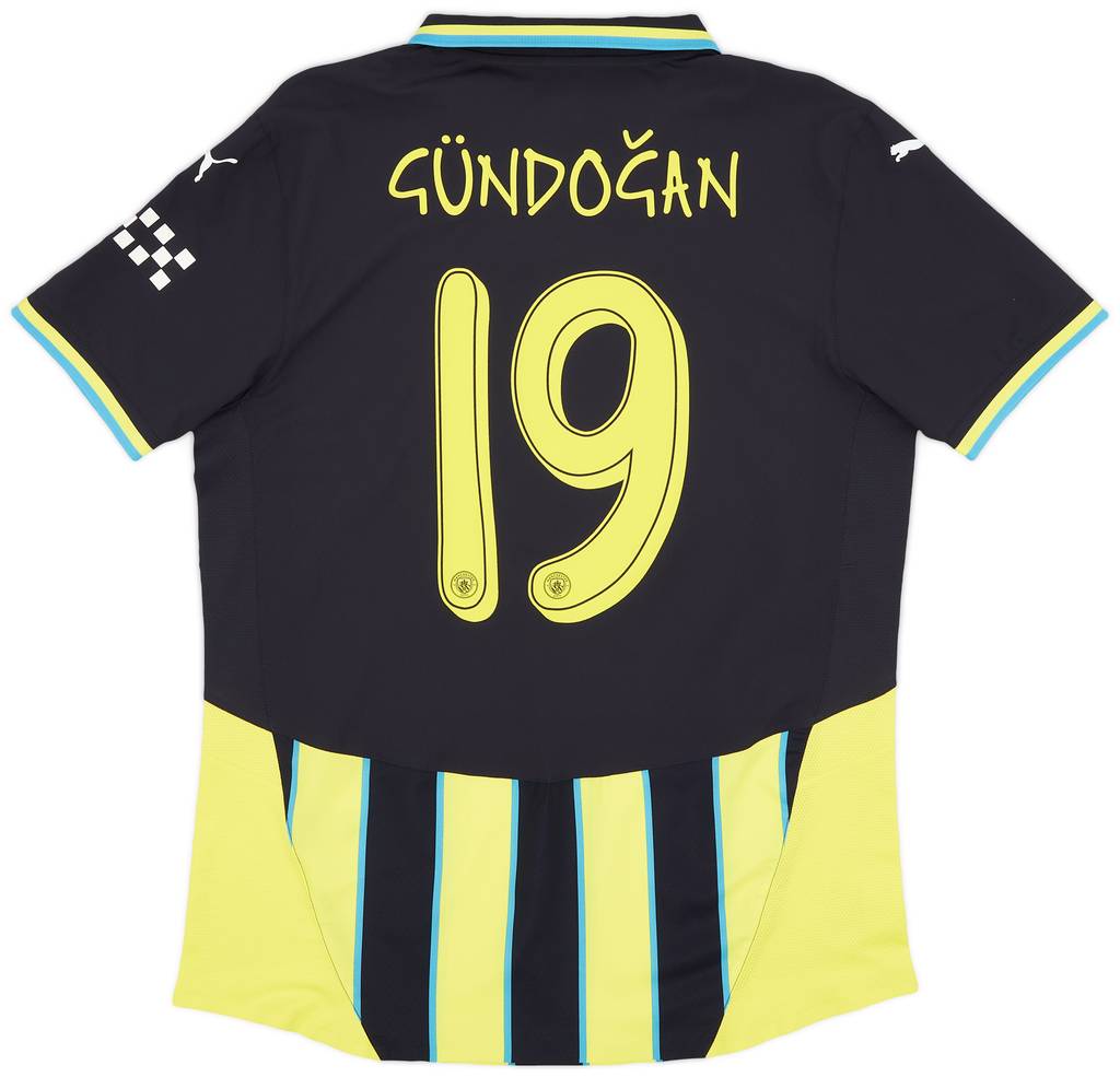 2024-25 Manchester City Authentic Away Shirt Gundogan #19