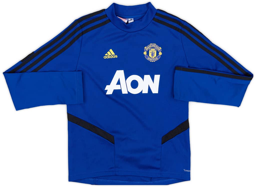 2019-20 Manchester United adidas Training Sweat Top - 8/10 - (S.Boys)
