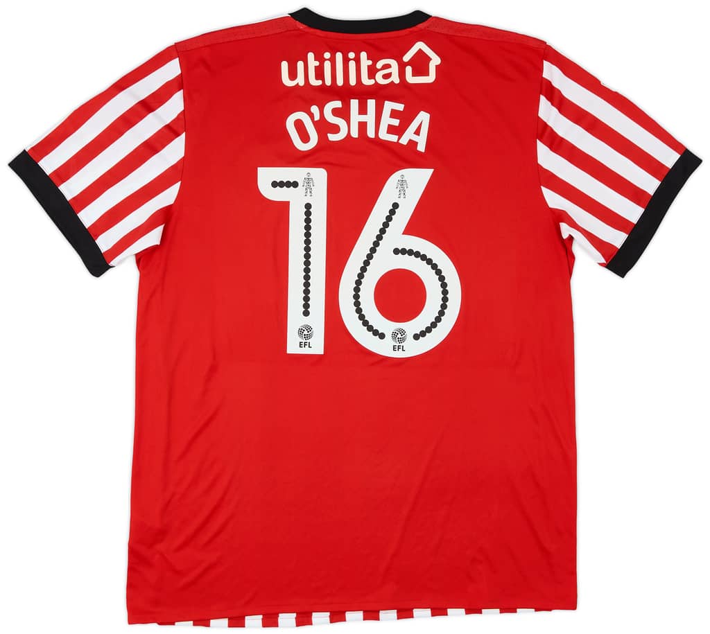 2017-18 Sunderland Match Issue Home Shirt O'Shea #16