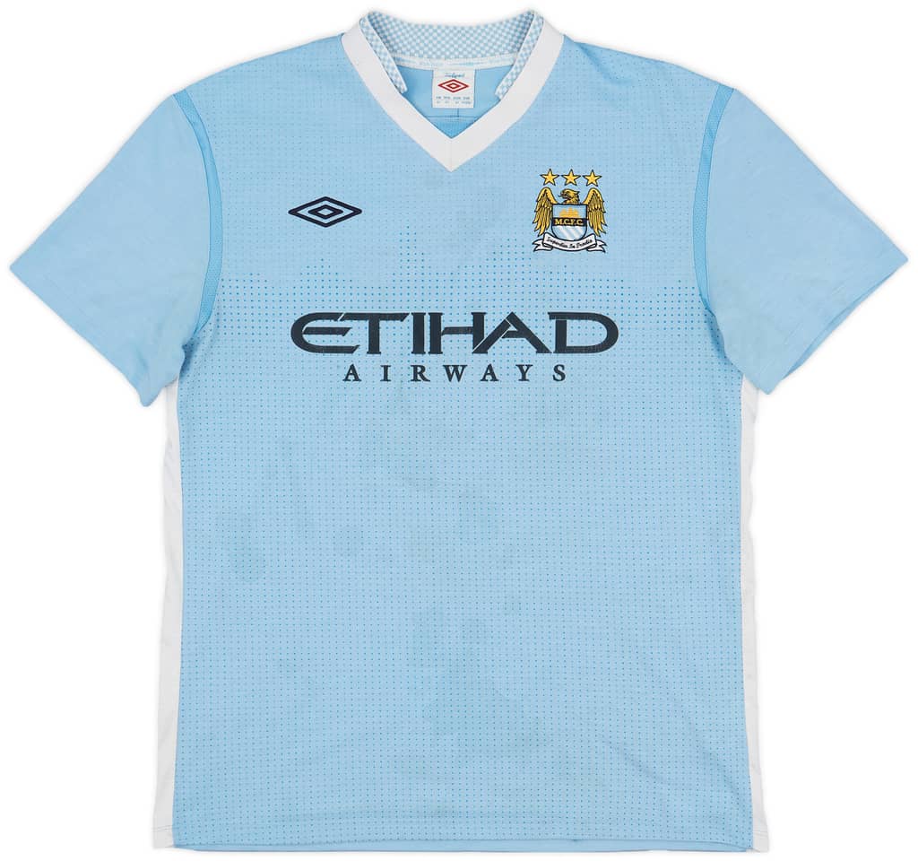 2011-12 Manchester City Home Shirt Kompany #4 - 5/10 - (L)