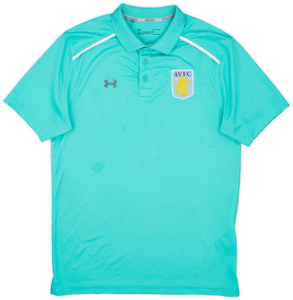 2017-18 Aston Villa Under Armour Polo Shirt - 6/10 - (L)
