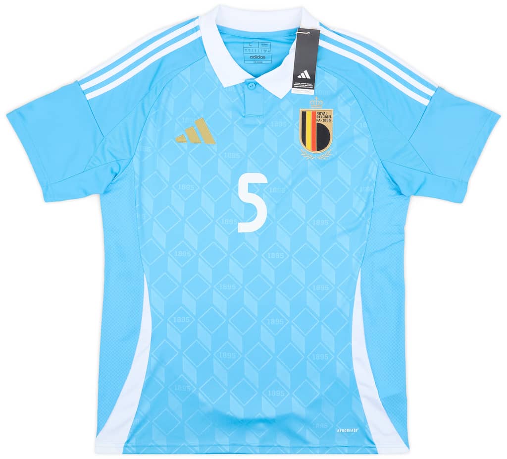 2024-25 Belgium Away Shirt Vertonghen #5
