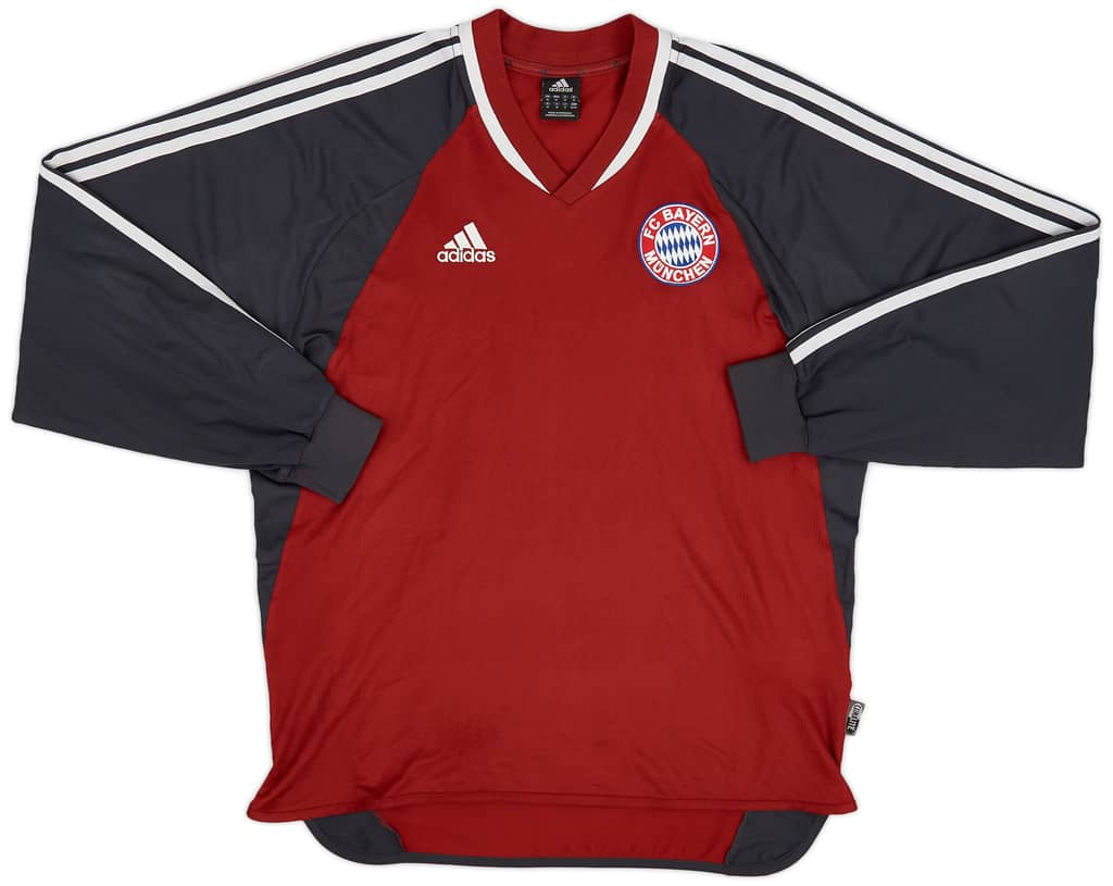 2001-02 Bayern Munich Authentic Home L/S Shirt Elber #9 - 6/10 - (M)