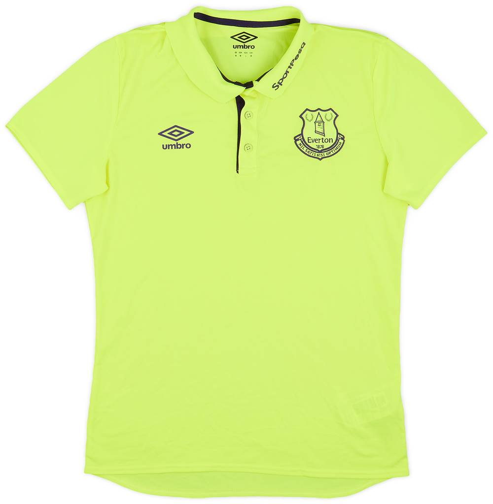 2018-19 Everton Umbro Polo Shirt - 9/10 - (M)