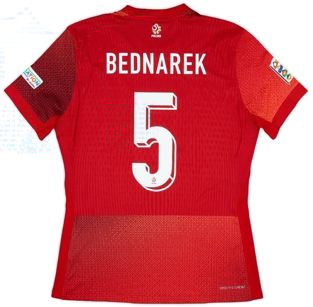 2024 Poland Match Issue Nations League Away Shirt Bednarek #5