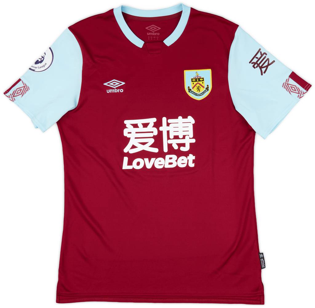 2019-20 Burnley Home Shirt Gibson #14 - 9/10 - (M)