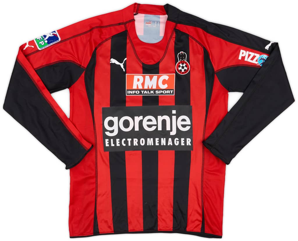 2005-06 Nice Match Issue Home Shirt Bellion #18