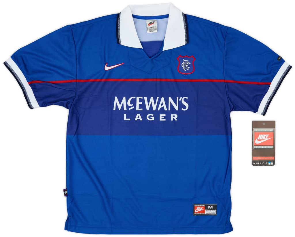 1997-99 Rangers Home Shirt Gascoigne #8 (M)