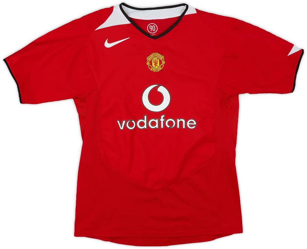 2004-06 Manchester United Home Shirt - 7/10 - (L.Boys)