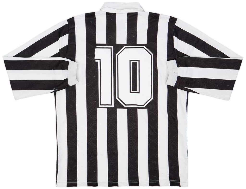 1992-94 Juventus Home L/S Shirt #10 - 6/10 - (L)