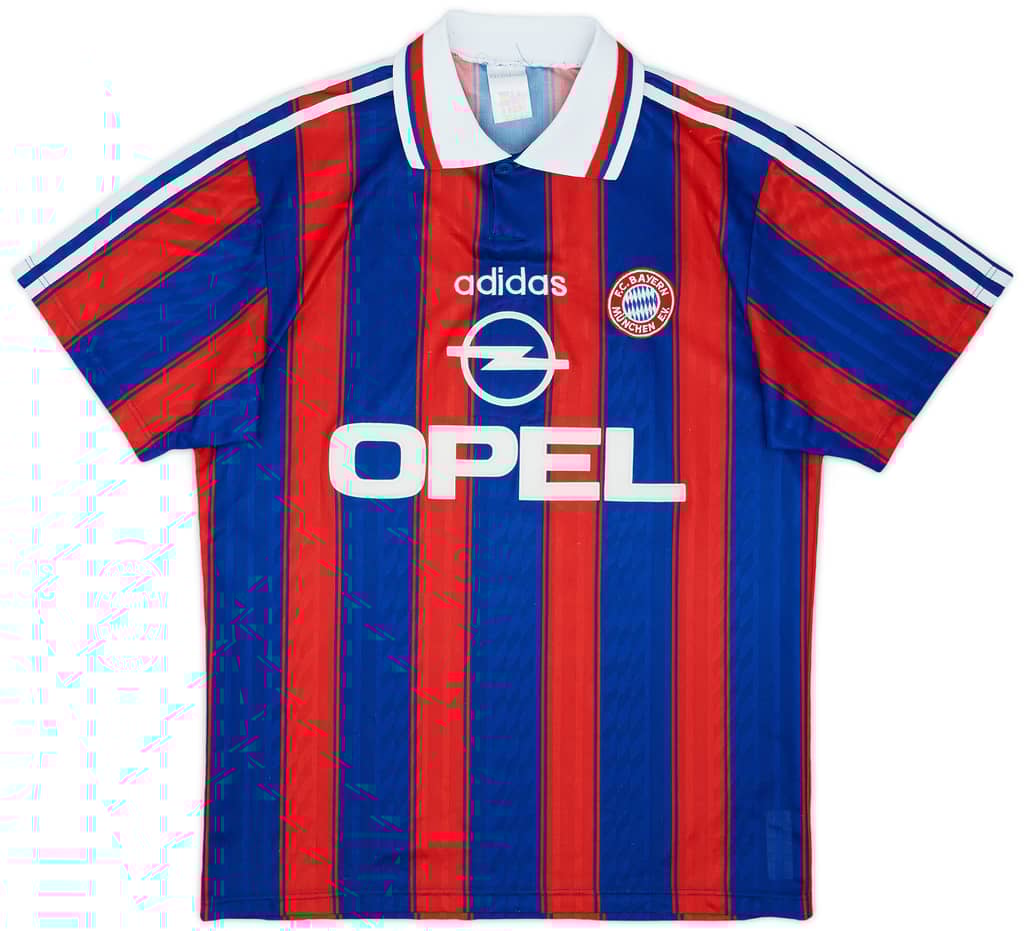 1995-97 Bayern Munich Home Shirt Scholl #7 - 8/10 - (S)