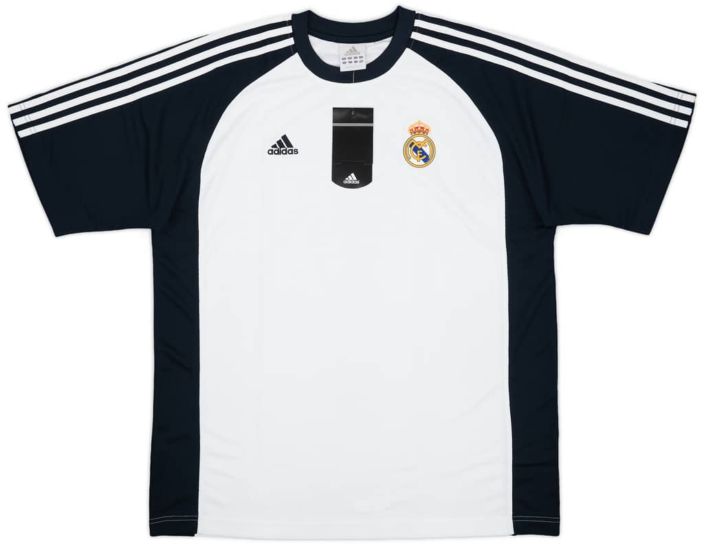 2003-04 Real Madrid Basketball adidas Training Shirt (M)