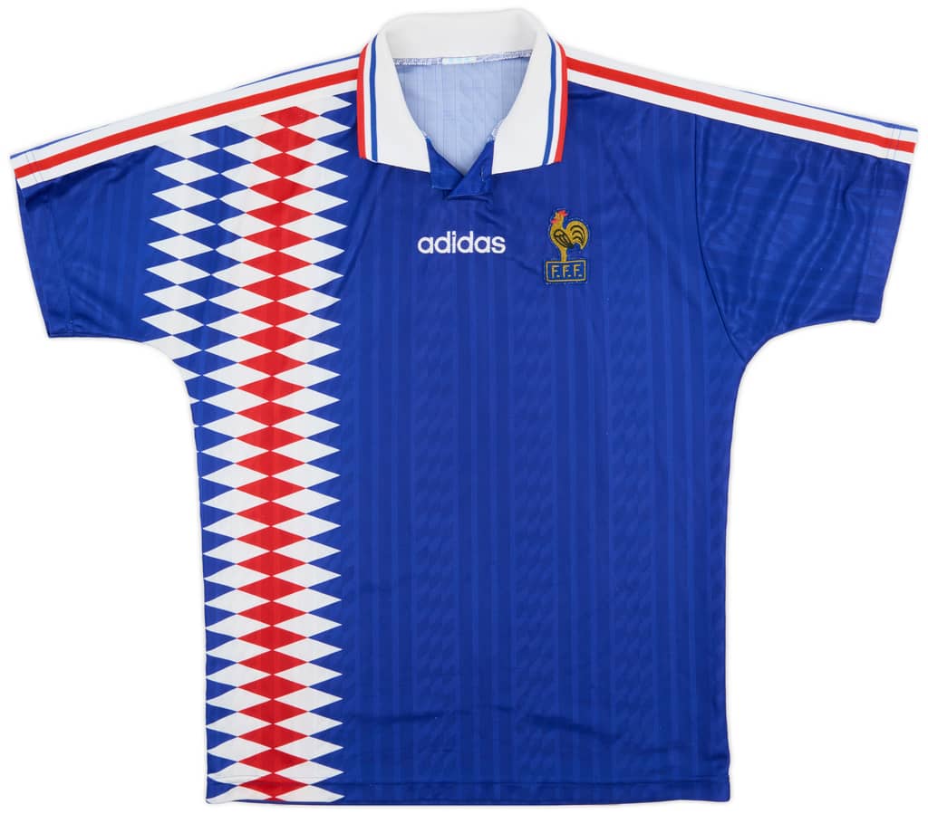 1994-96 France Home Shirt - 7/10 - (L)