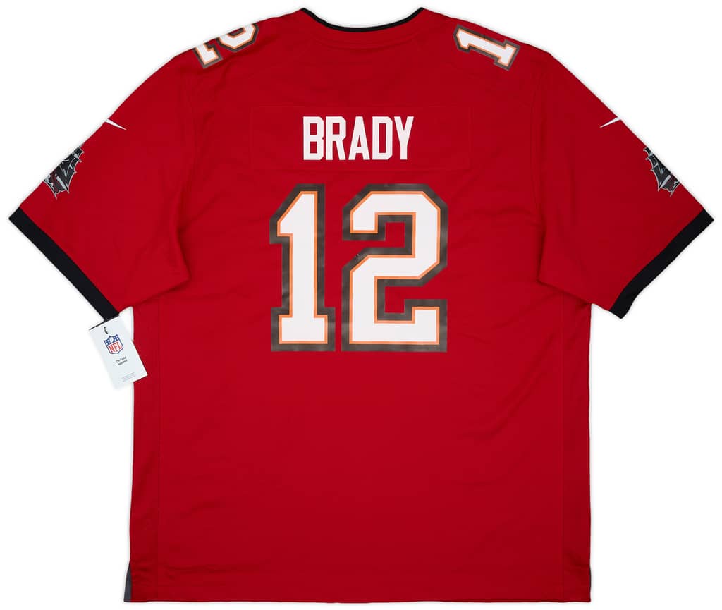 2020-22 Tampa Bay Buccaneers Brady #12 Nike Game Home Jersey (XL)