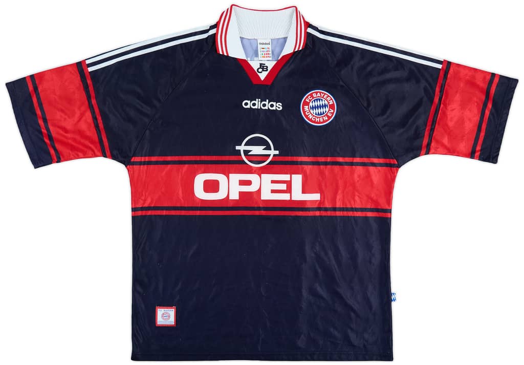 1997-99 Bayern Munich Home Shirt Basler #14 - 7/10 - (XL)