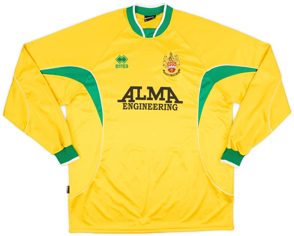 2004-05 Hitchin Town Home L/S Shirt - 9/10 - (XXL)