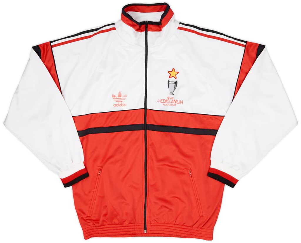1990-92 AC Milan adidas Track Jacket - 5/10 - (XL)