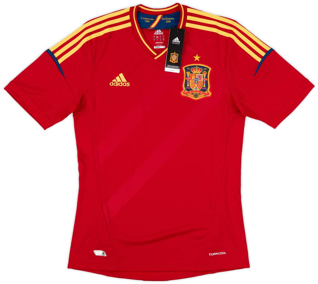 2011-12 Spain Home Shirt (S)