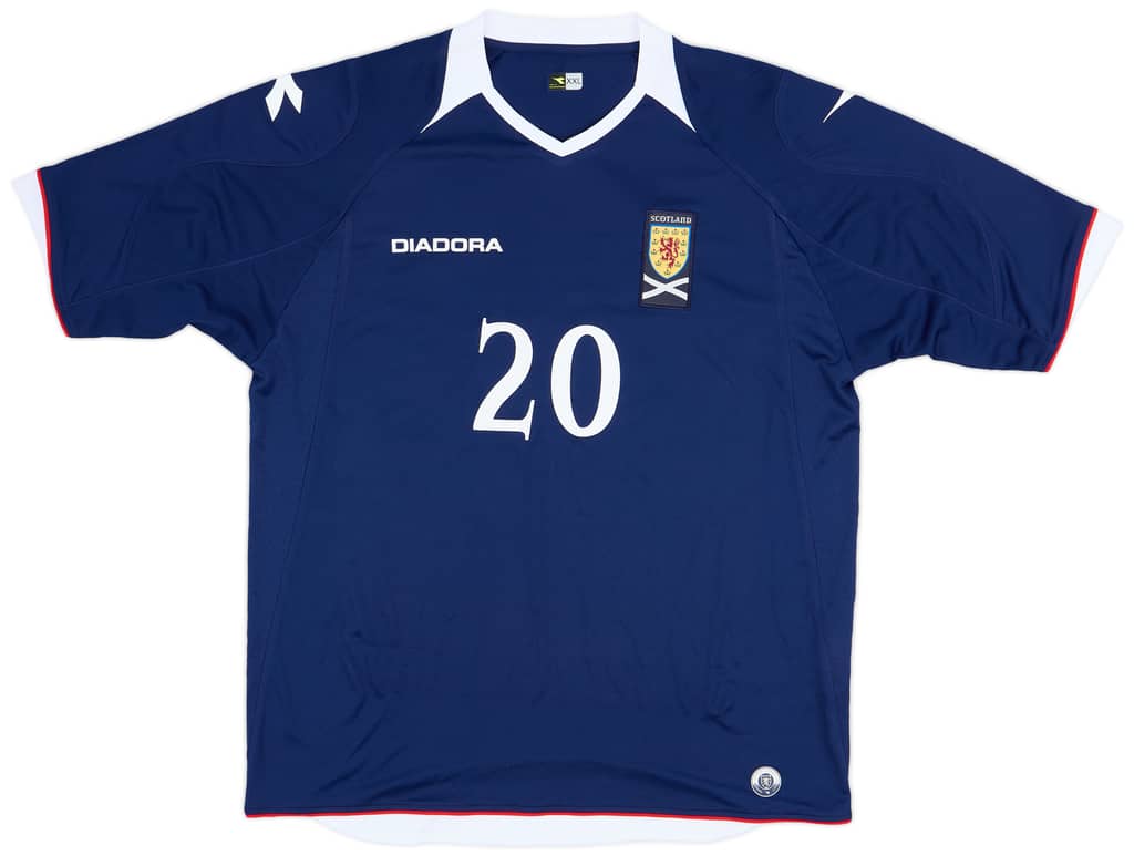 2008-09 Scotland Home Shirt #20 - 9/10 - (XXL)