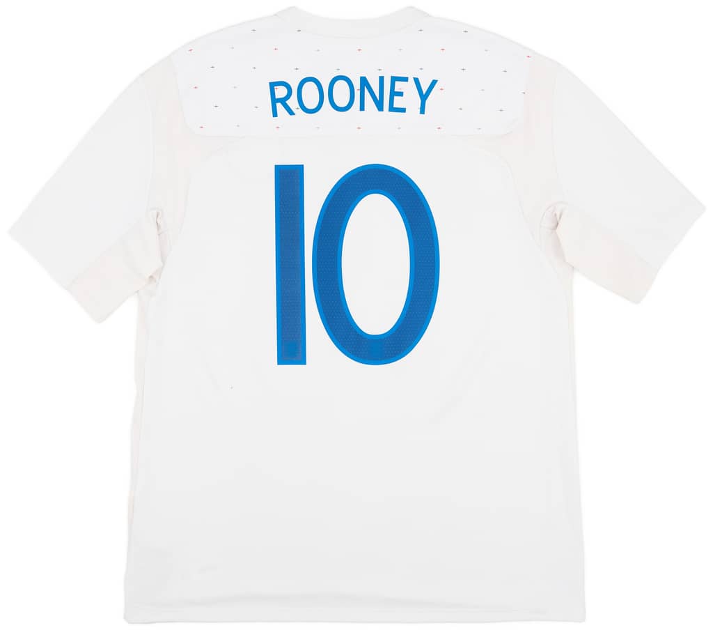 2010-11 England Home Shirt Rooney #10 - 6/10 - (L)