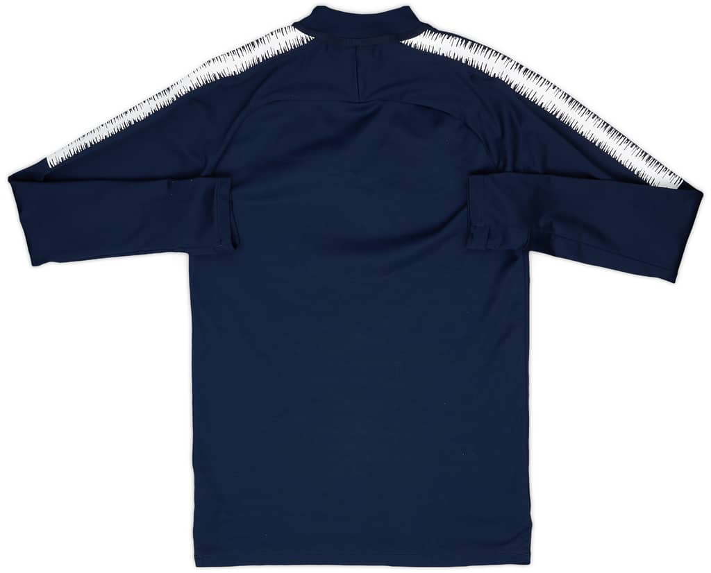 2018-19 France Nike 1/4 Zip Training Top - 9/10 - (S)