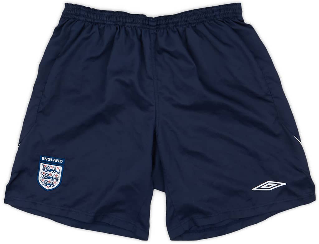 2007-09 England Home Shorts - 7/10 - (XL)