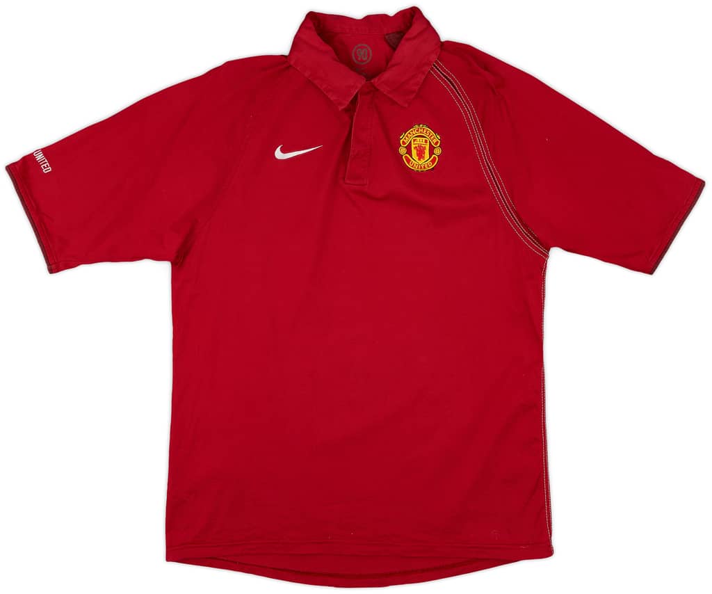 2004-05 Manchester United Nike Polo Shirt - 8/10 - (M)