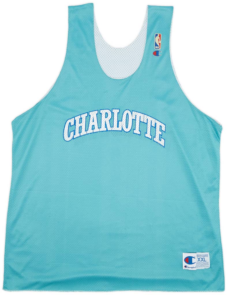1990s Charlotte Hornets Champion Reversible Training Jersey - 7/10 - (XXL)