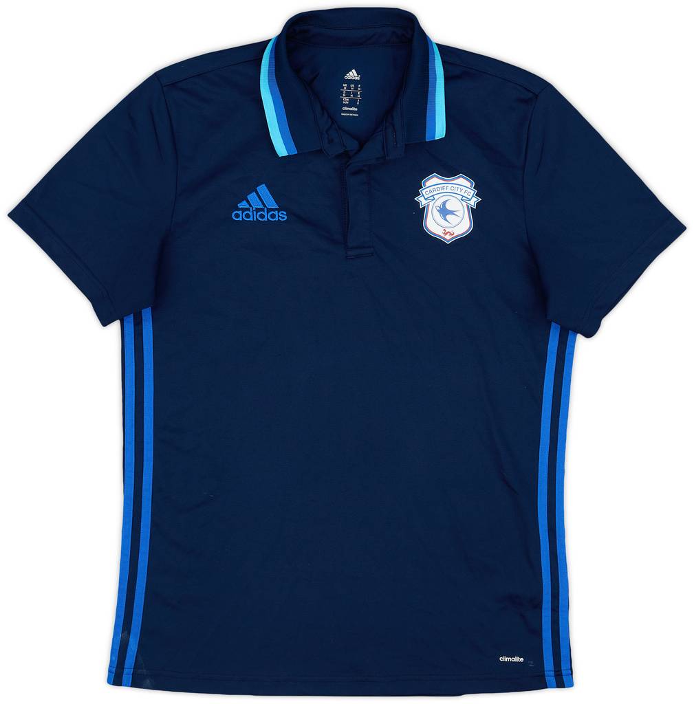 2015-16 Cardiff adidas Polo Shirt - 8/10 - (M)