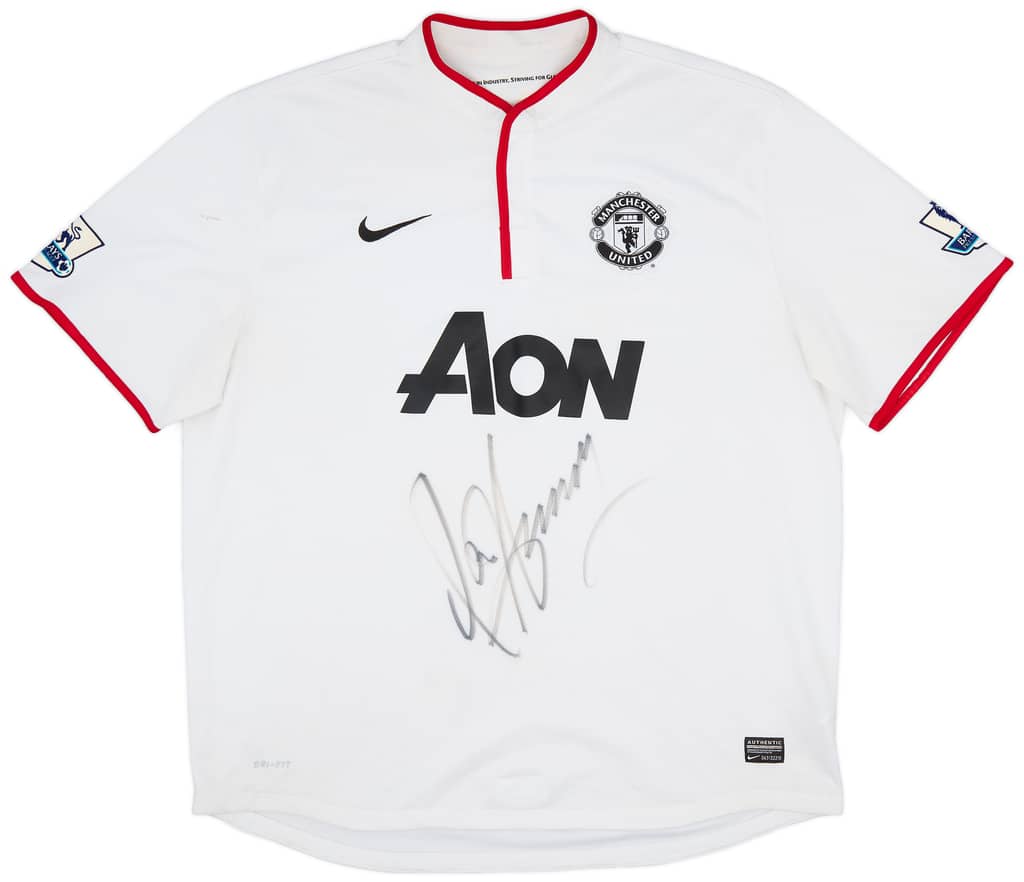 2012-14 Manchester United Signed Away Shirt - 7/10 - (XXL)
