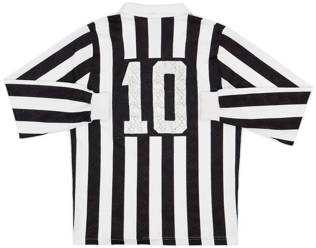 1992-94 Juventus Home L/S Shirt #10 - 5/10 - (XL.Boys)