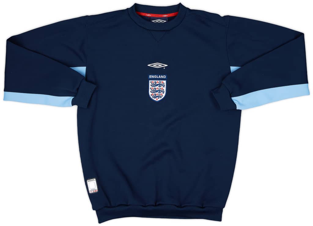 2001-02 England Umbro Sweat Top - 7/10 - (S)