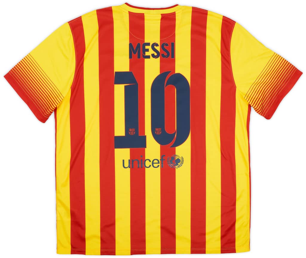 2013-15 Barcelona Away Shirt Messi #10 - 8/10 - (XXL)