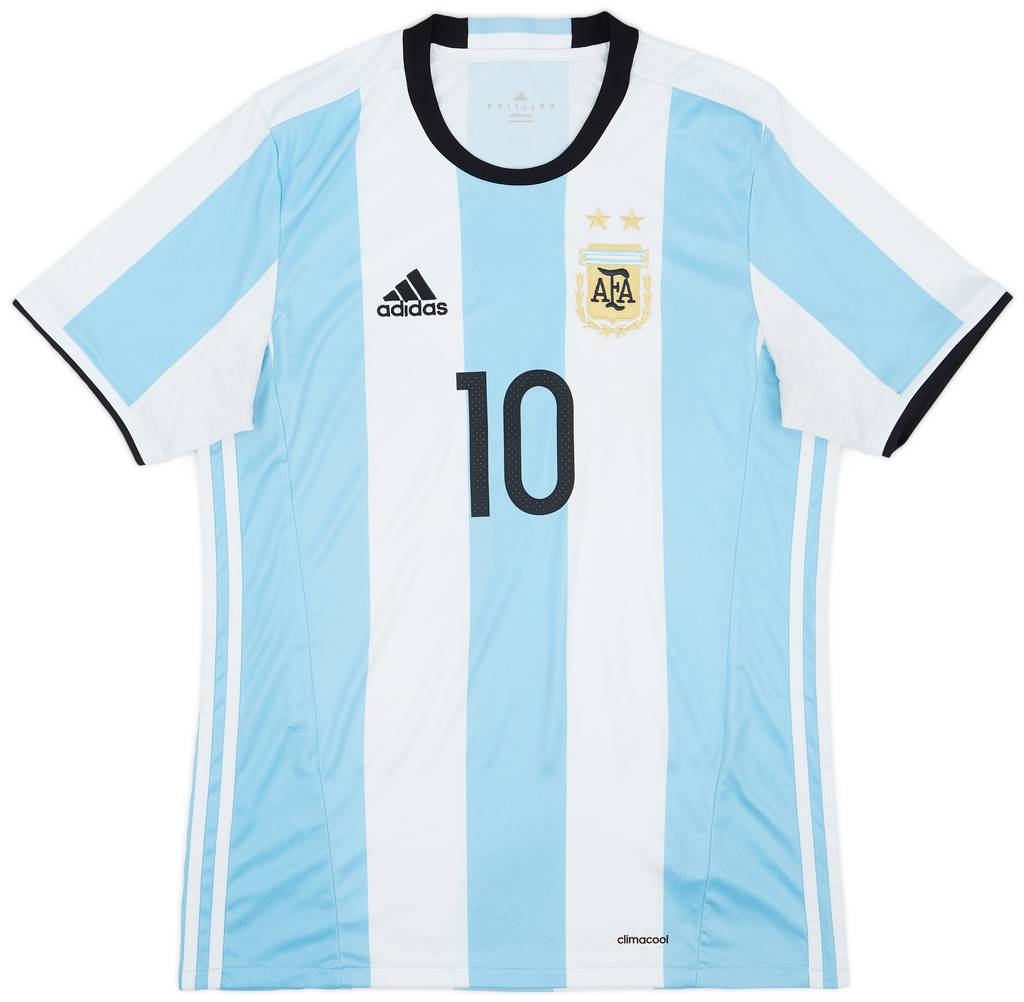 2016-17 Argentina Home Shirt Messi #10 - 6/10 - (M)