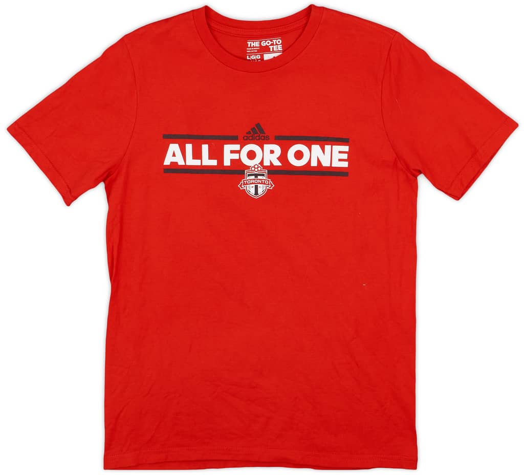2020 Toronto FC adidas Cotton Tee - 8/10 - (L.Boys)