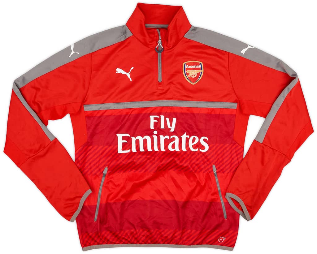 2016-17 Arsenal Puma 1/4 Zip Training Top - 8/10 - (L)